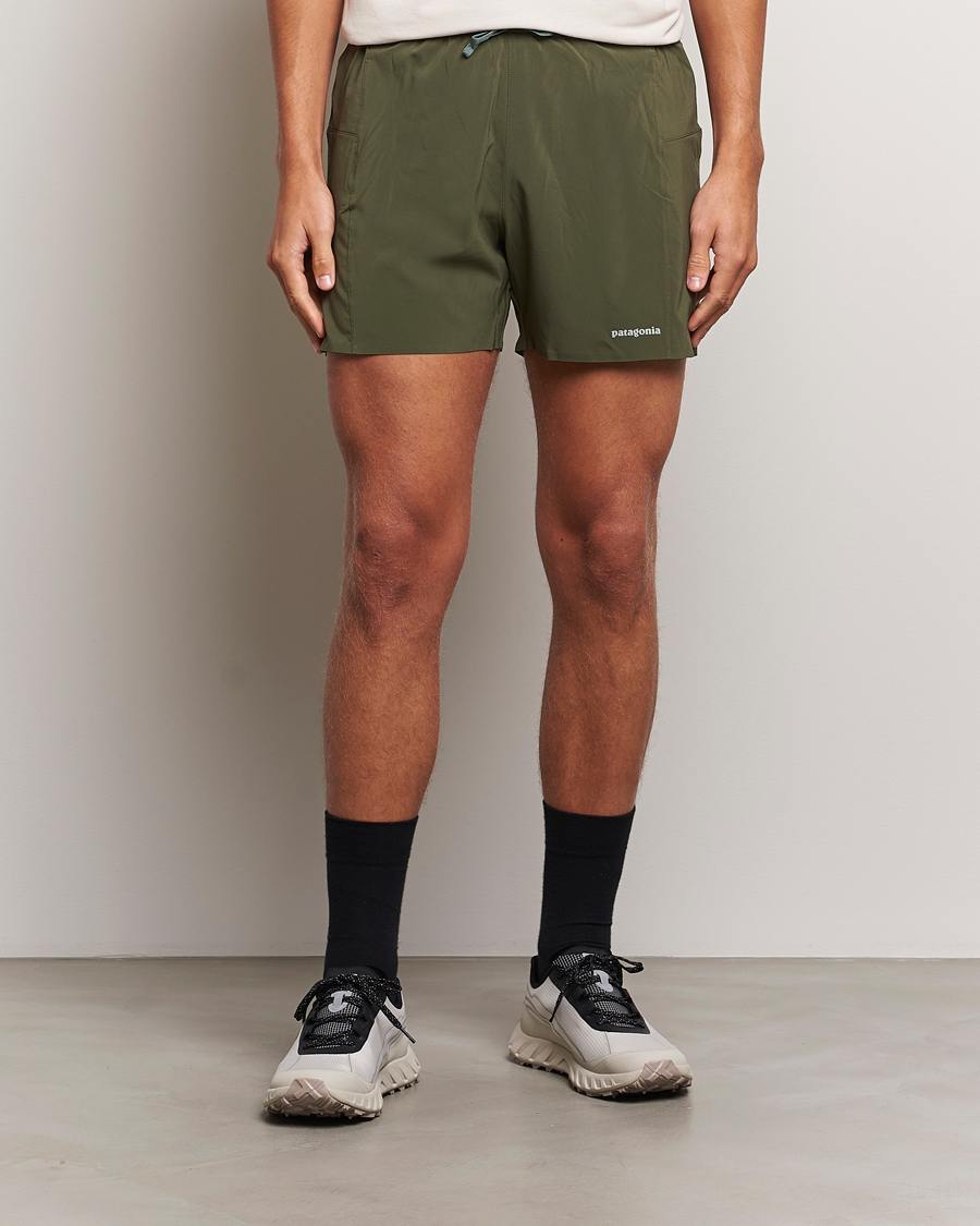 Heren |  | Patagonia | Strider Pro Shorts 5inch Pine Needle Green