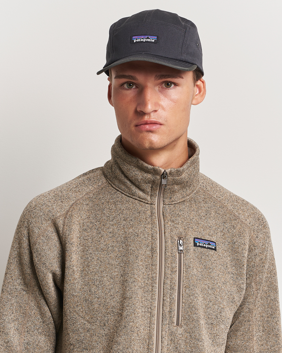 Heren | Accessoires | Patagonia | P-6 Label Maclure Hat Ink Black