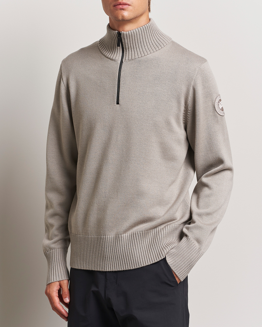 Heren |  | Canada Goose | Rosseau Half Zip Limestone