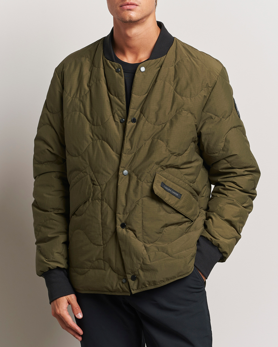 Heren | Casual jassen | Canada Goose Black Label | Boswell Reversible Jacket Military Green