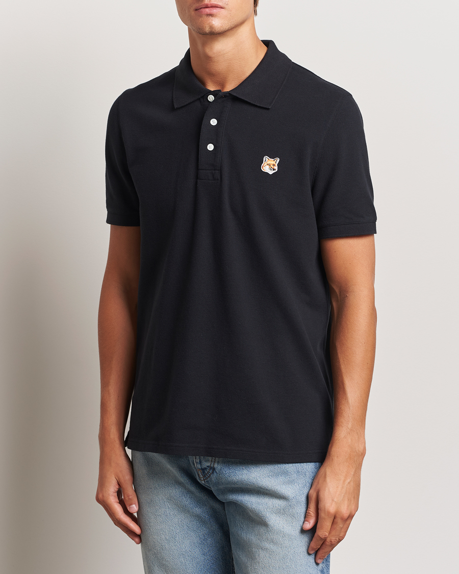 Heren |  | Maison Kitsuné | Fox Head Polo Black