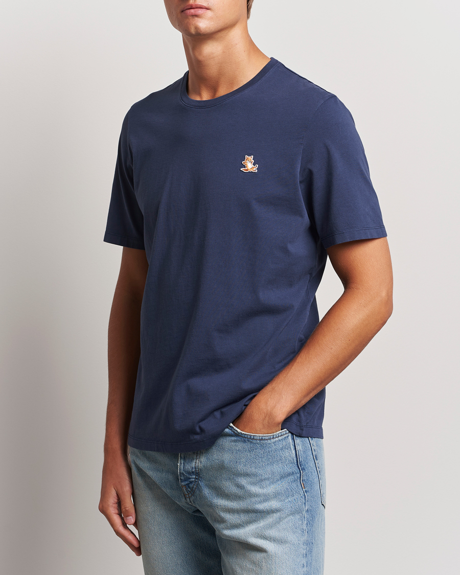 Heren |  | Maison Kitsuné | Chillax Fox T-Shirt Eclipse Blue