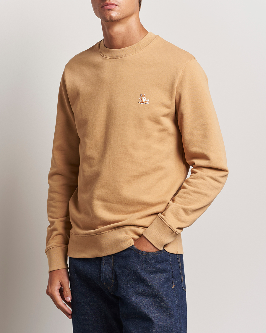 Heren |  | Maison Kitsuné | Chillax Fox Sweatshirt Chamomile Beige