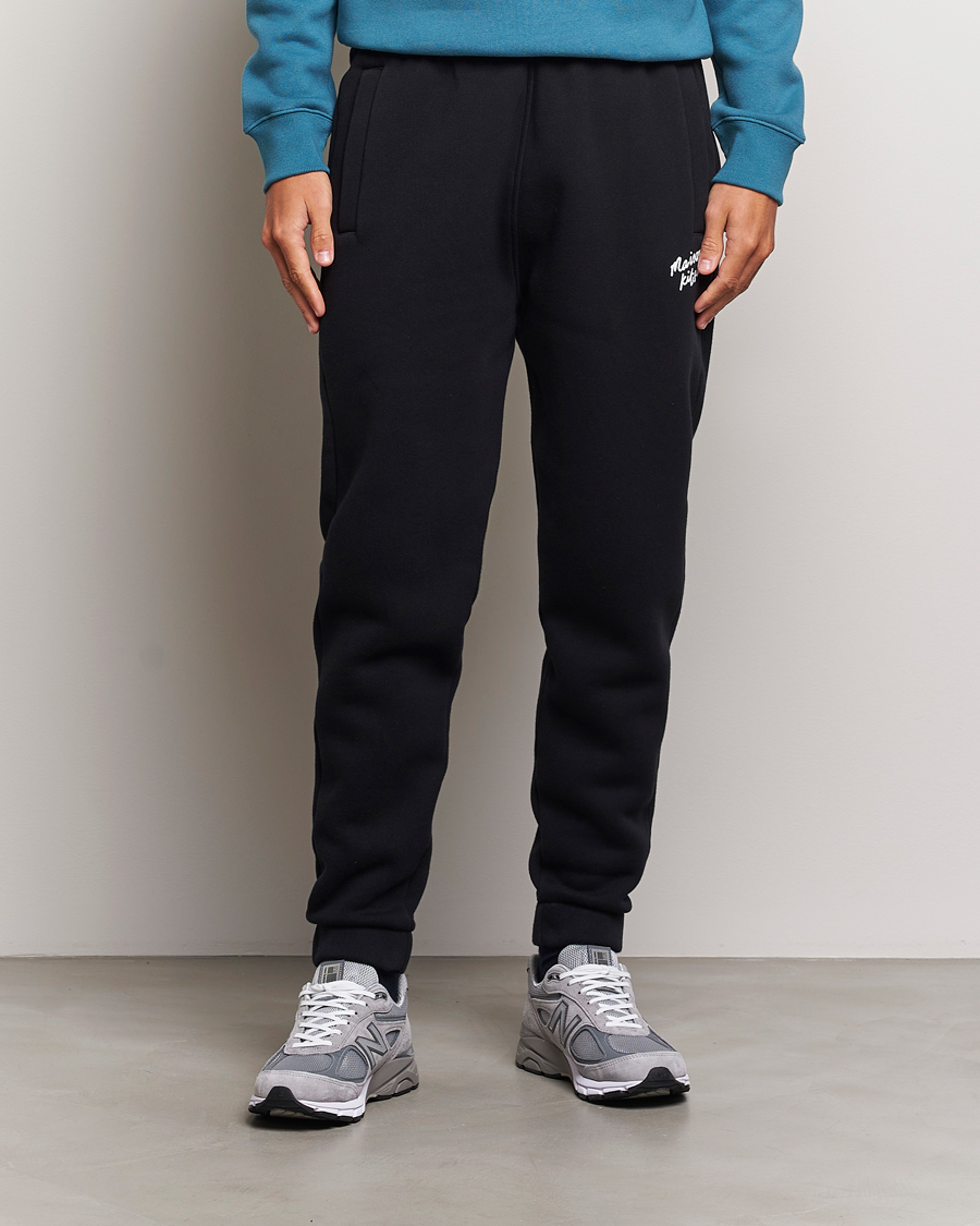 Heren | Joggingbroeken | Maison Kitsuné | Mini Handwriting Sweatpants Black