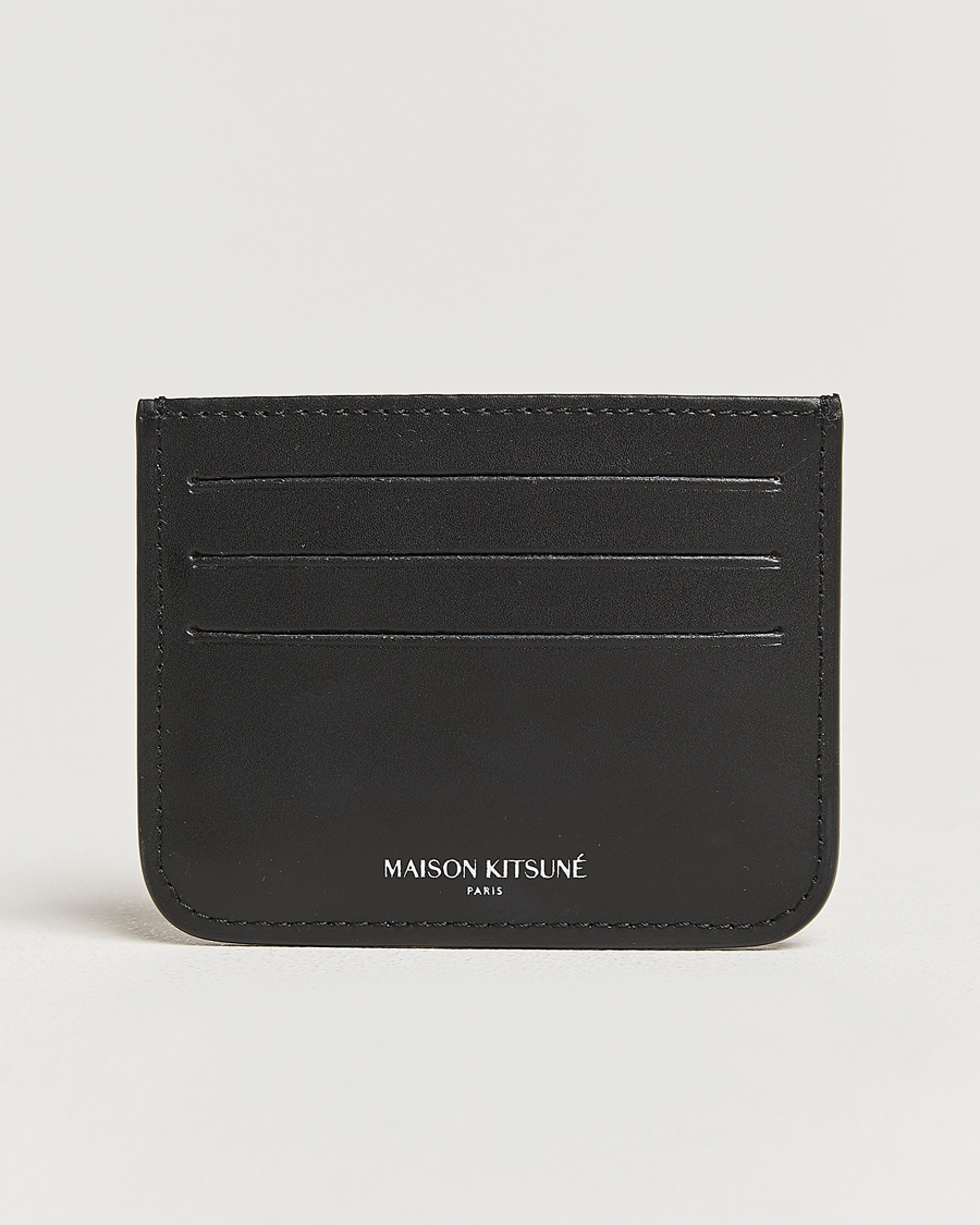 Heren |  | Maison Kitsuné | Fox Head Card Holder Black