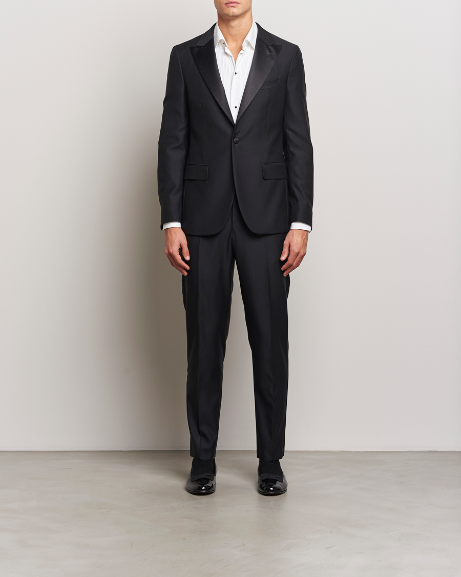 Heren |  | Boglioli | Milano Single Breasted Tuxedo Black