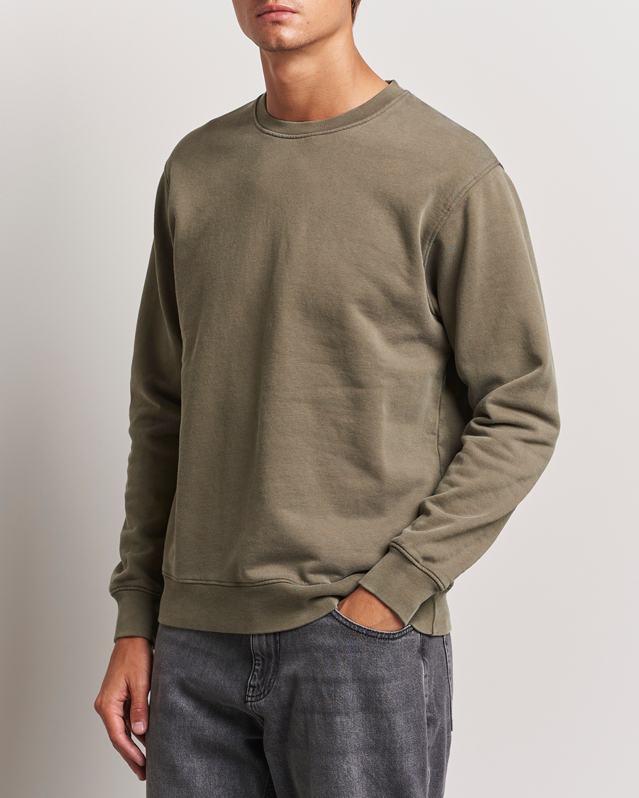 Heren |  | Colorful Standard | Classic Organic Crew Neck Sweat Misty Brown