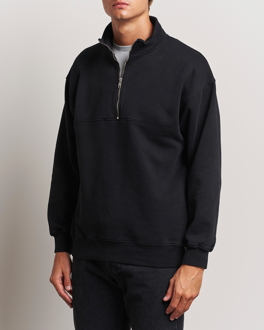 Heren |  | Colorful Standard | Classic Organic Half-Zip Deep Black