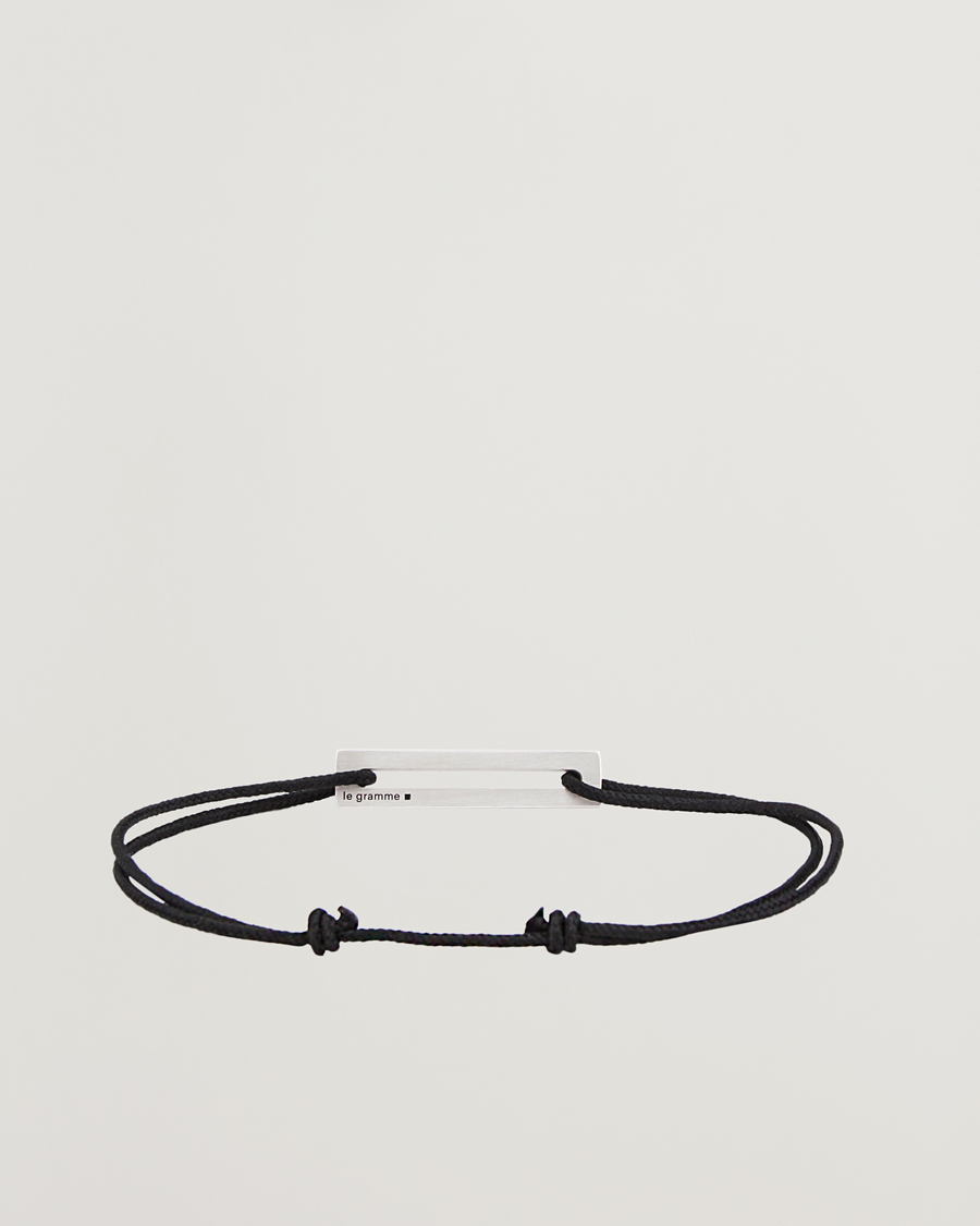 Heren |  | LE GRAMME | Lacquered Cord Bracelet Red