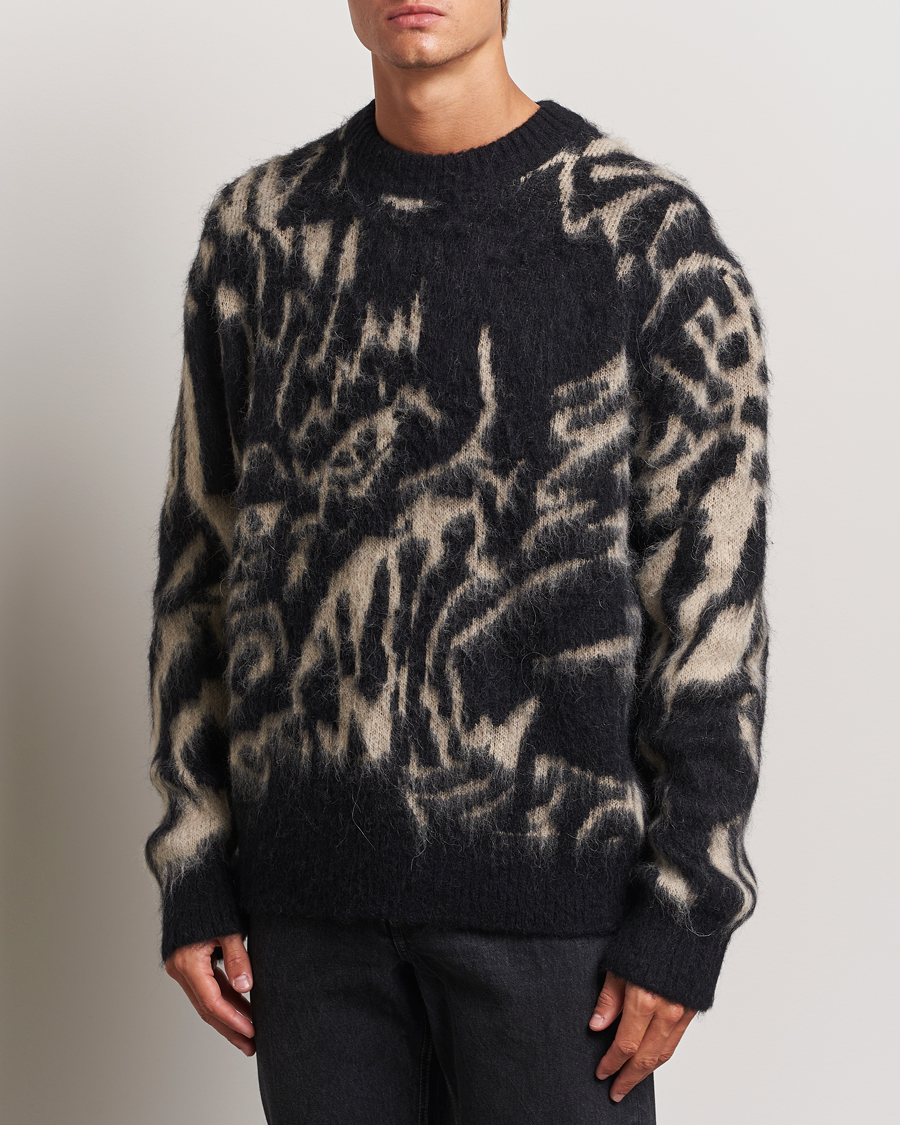 Heren | Business & Beyond | J.Lindeberg | Falkor Jacquard Knit Sweater Black