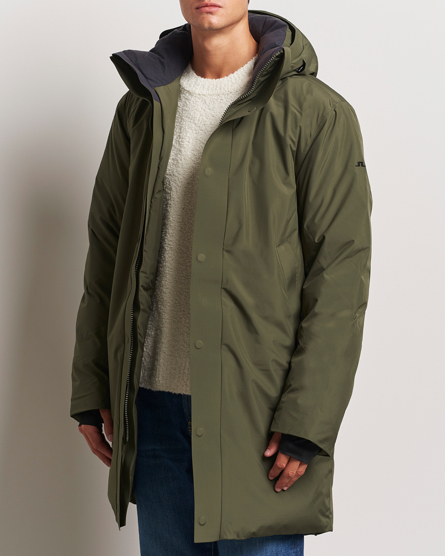 Heren | Business & Beyond | J.Lindeberg | Alon Down Parka Forest Green