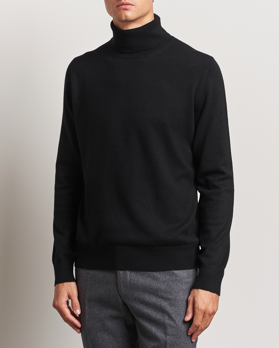 Heren |  | Gran Sasso | Wool/Cashmere Rollneck Black