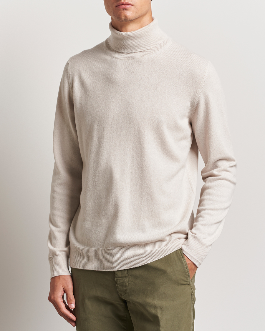 Heren |  | Gran Sasso | Wool/Cashmere Rollneck Cream