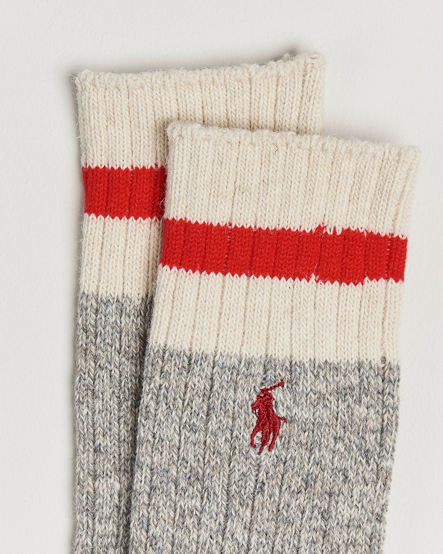 Heren |  | Polo Ralph Lauren | Wool Rag Boot Sock Grey Heather