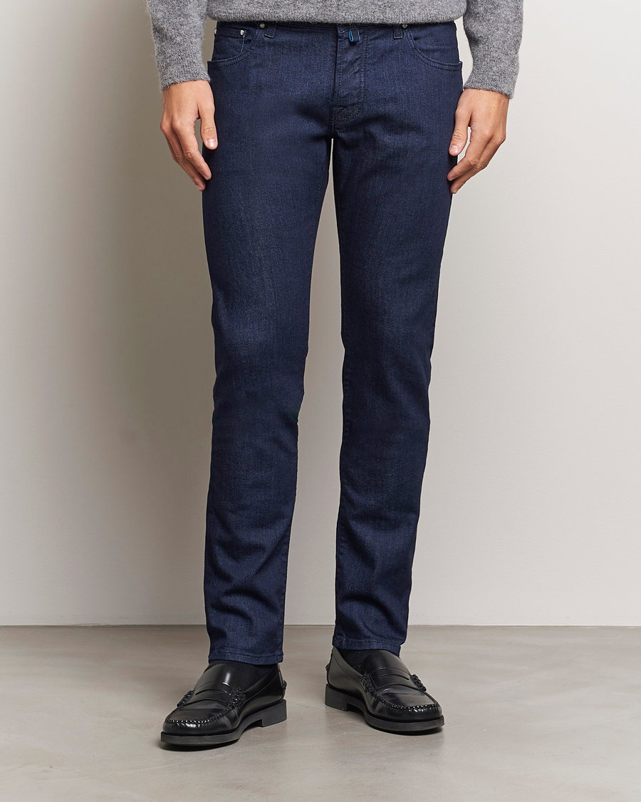 Heren |  | Jacob Cohën | Nick 622 Slim Fit Stretch Jeans Dark Tonal Wash