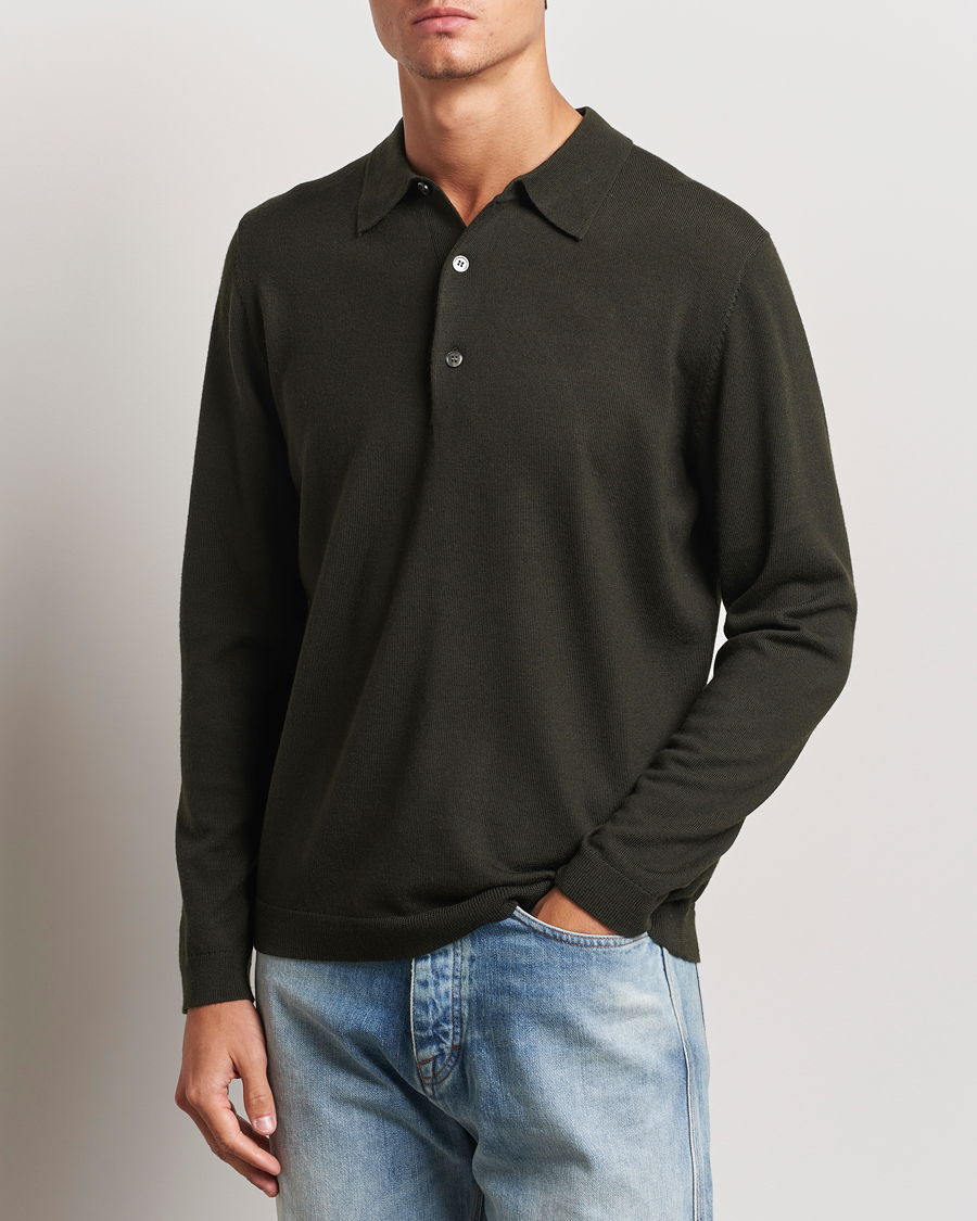 Heren |  | A Day\'s March | Ambroz Merino Polo Dark Green