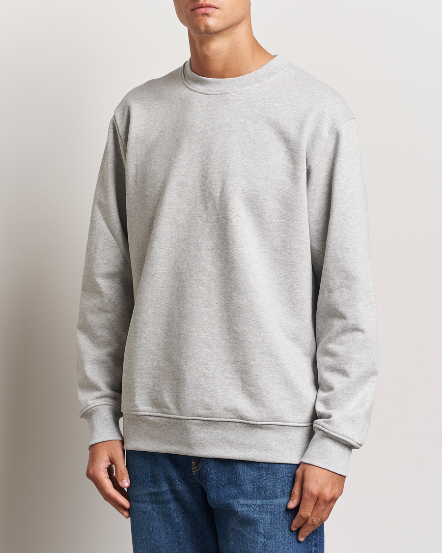 Heren | Business & Beyond | A Day\'s March | Etienne Sweatshirt Grey Melange