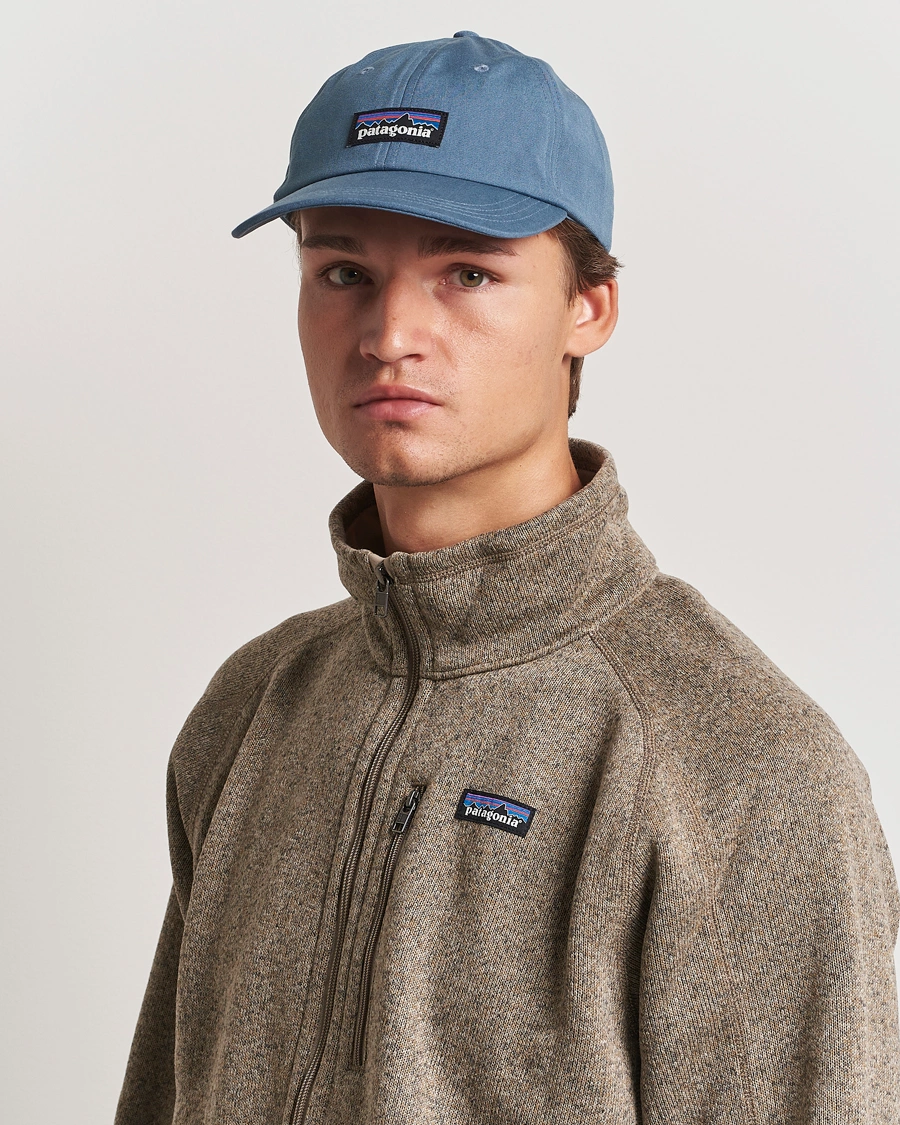 Heren |  | Patagonia | P-6 Label Trad Cap Utility Blue