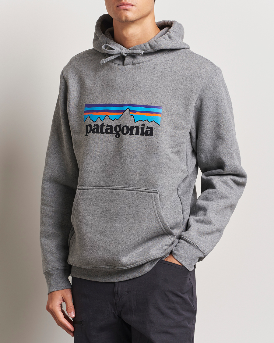 Heren |  | Patagonia | P-6 Logo Uprisal Hoody Gravel Heather