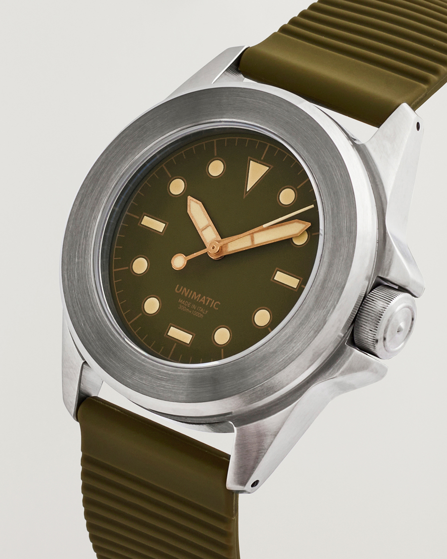 Heren |  | UNIMATIC | Modello Quattro - Limited Watch Olive