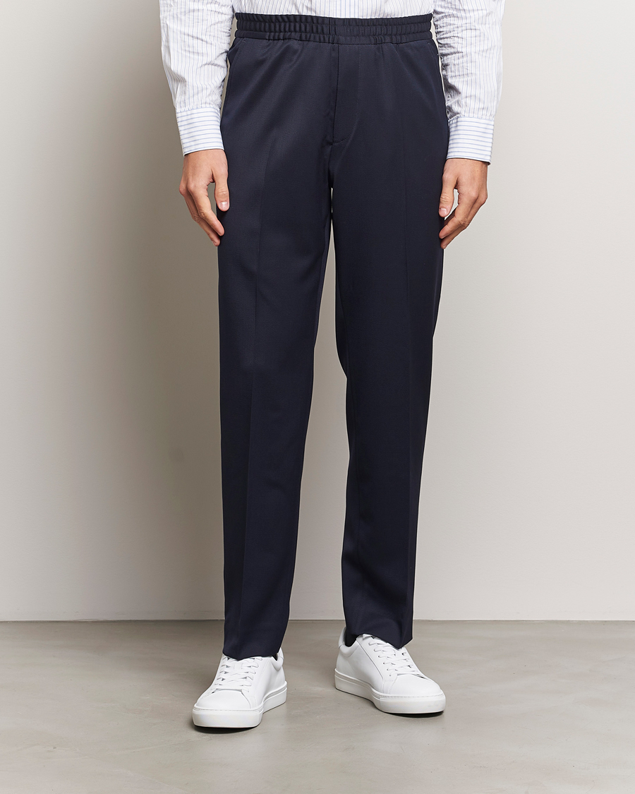 Heren |  | Filippa K | Relaxed Terry Wool Trousers Navy