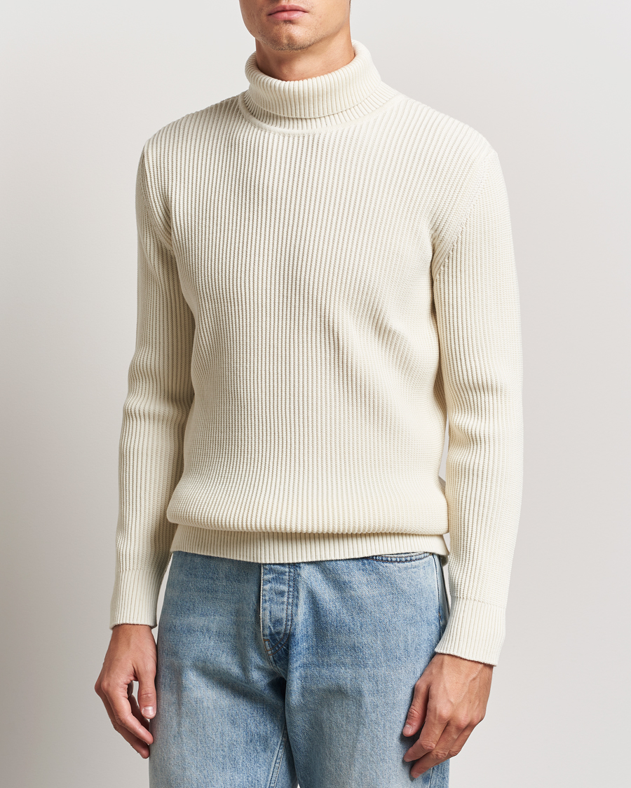 Heren |  | S.N.S. Herning | Fender Wool Rollneck Sweater Natural White