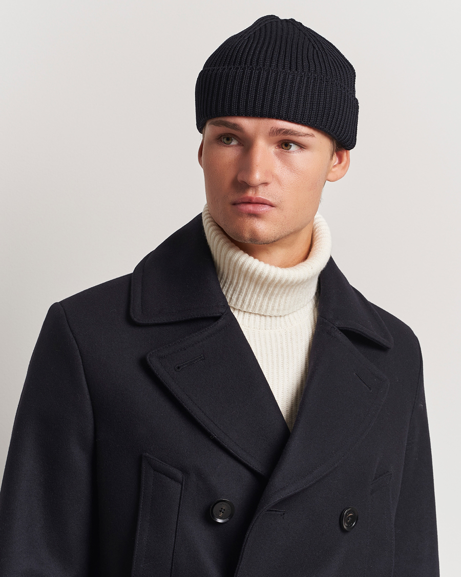 Heren |  | S.N.S. Herning | Fender Merino Wool Hat Navy Blue