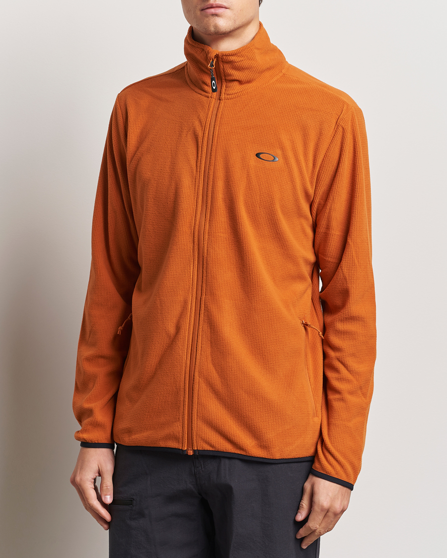 Heren |  | Oakley | Alpine Full Zip Sweatshirt Ginger