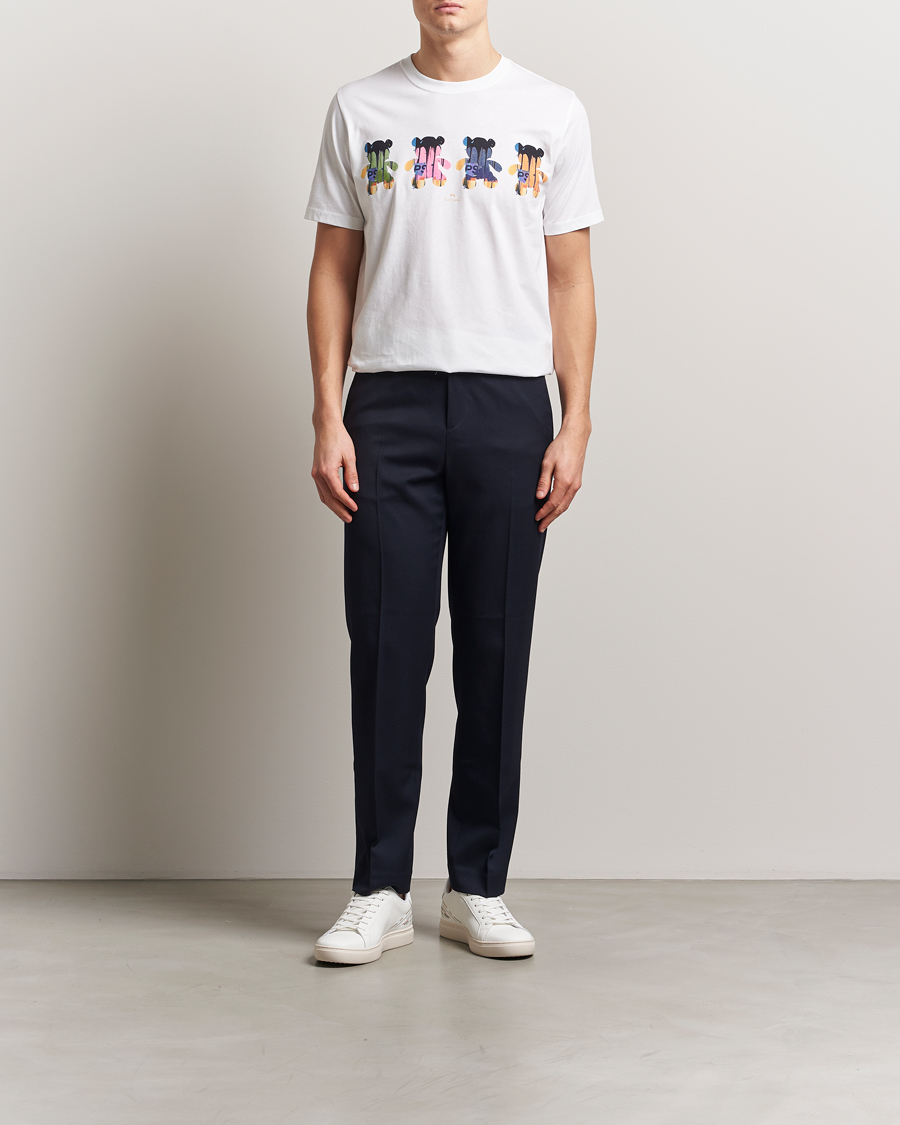 Heren | T-shirts | PS Paul Smith | Teddy Printed T-Shirt White