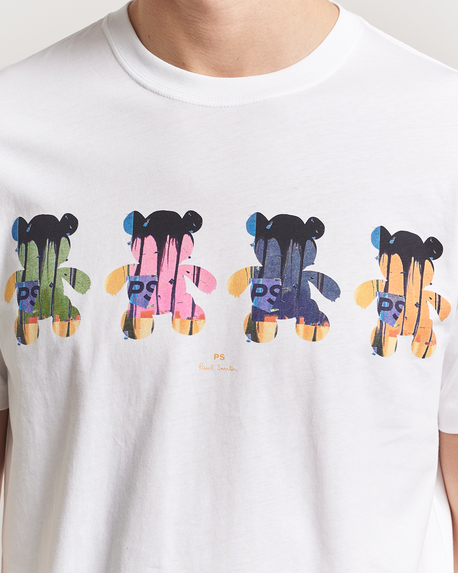 Heren | T-shirts | PS Paul Smith | Teddy Printed T-Shirt White
