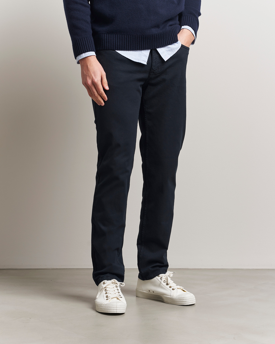 Heren | Broeken | NN07 | Tony 5-Pocket Pants Navy Blue