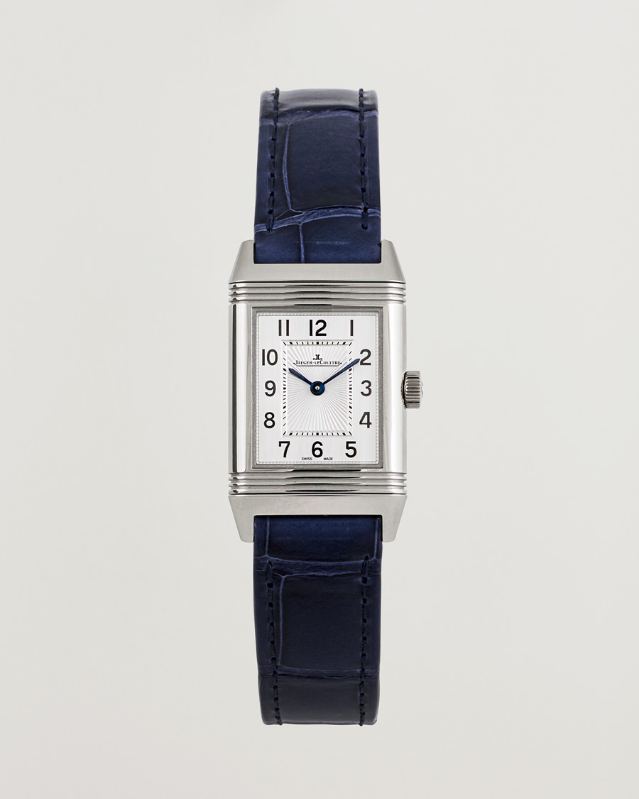 Jaeger LeCoultre Pre Owned Reverso Classic Monoface Blue Man CareOfCarl