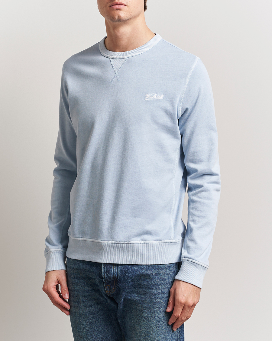 Heren | Truien | Woolrich | Garment Dyed Crewneck Flask