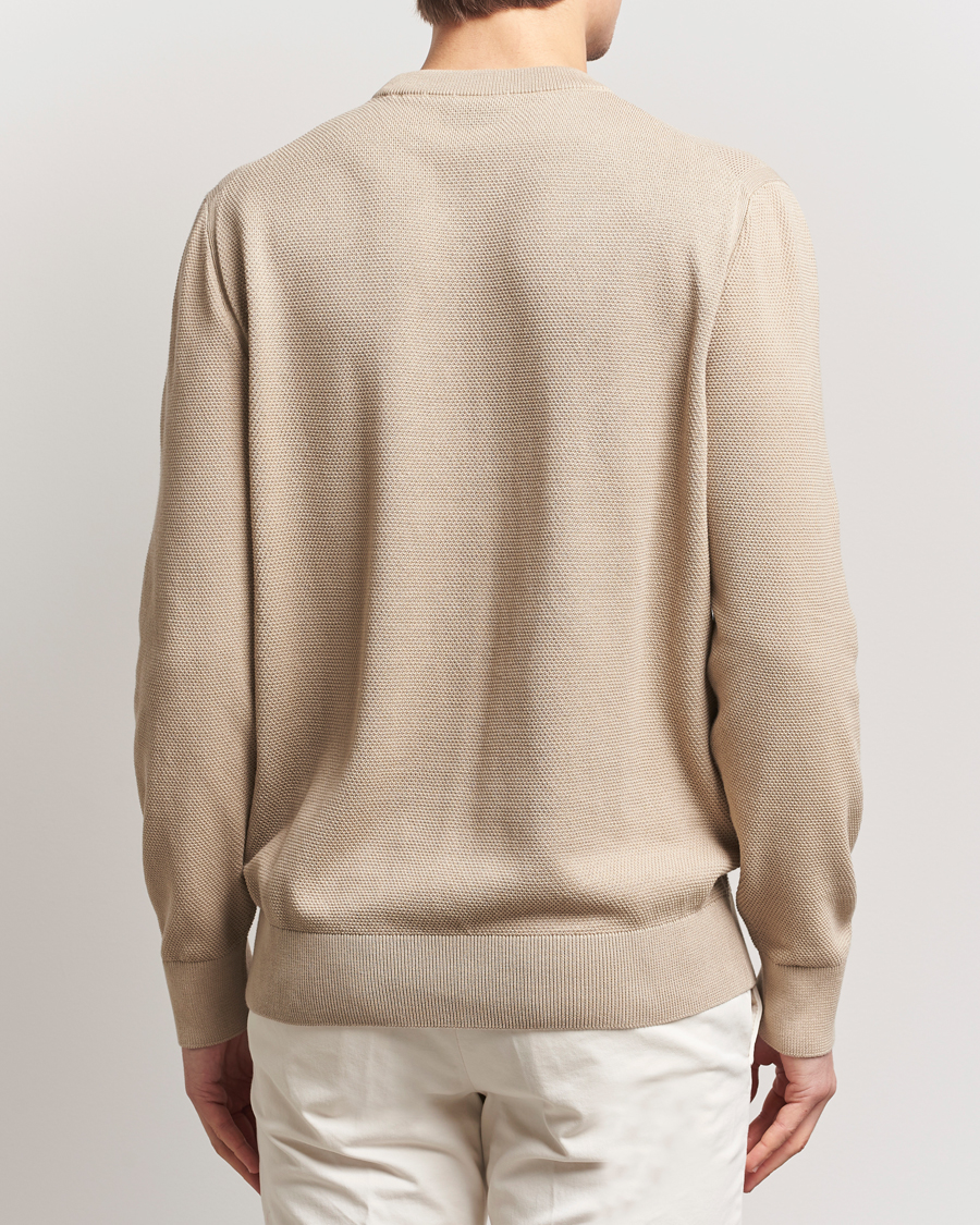 Heren | Truien | BOSS BLACK | Ecaio Knitted Sweater Light Beige