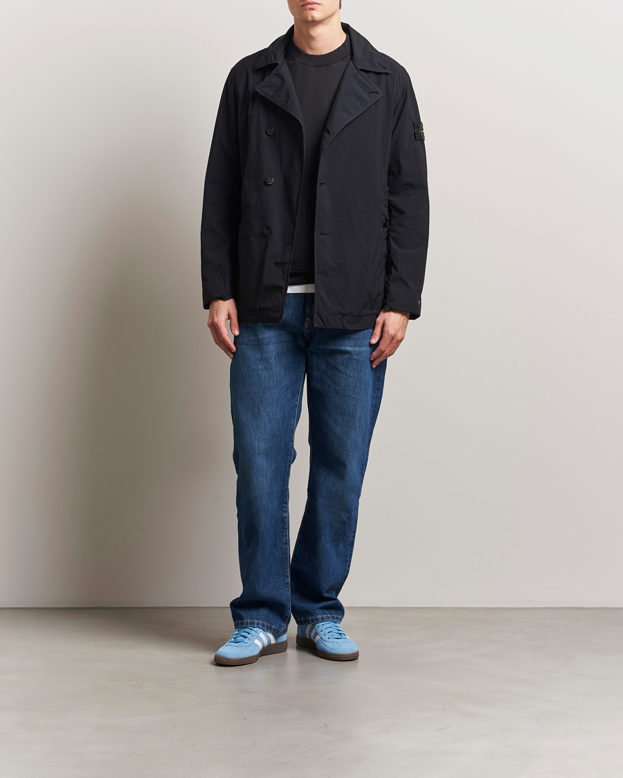 Heren | Jassen | Stone Island | Light Compact Touch Coat Navy Blue