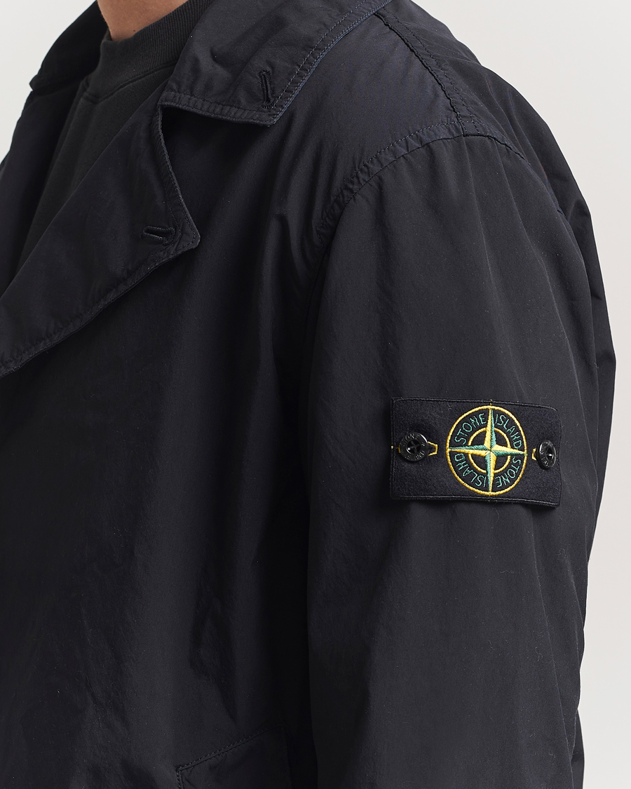 Heren | Jassen | Stone Island | Light Compact Touch Coat Navy Blue