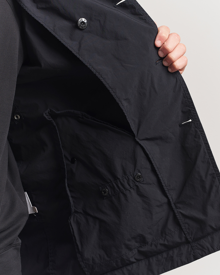 Heren | Jassen | Stone Island | Light Compact Touch Coat Navy Blue
