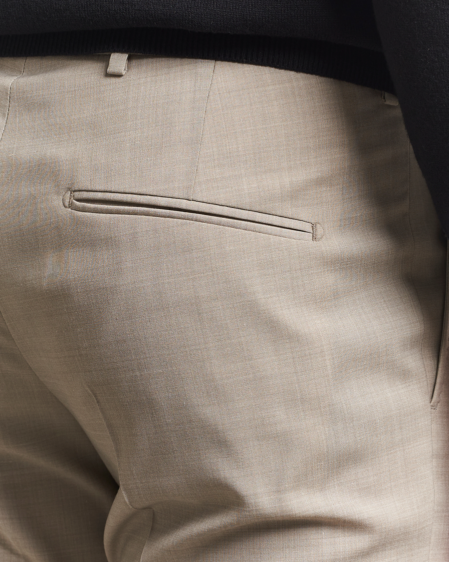 Heren | Broeken | Tiger of Sweden | Tenuta Wool Trousers Sand