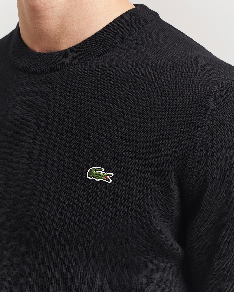 Heren | Truien | Lacoste | Cotton Knitted Sweater Black
