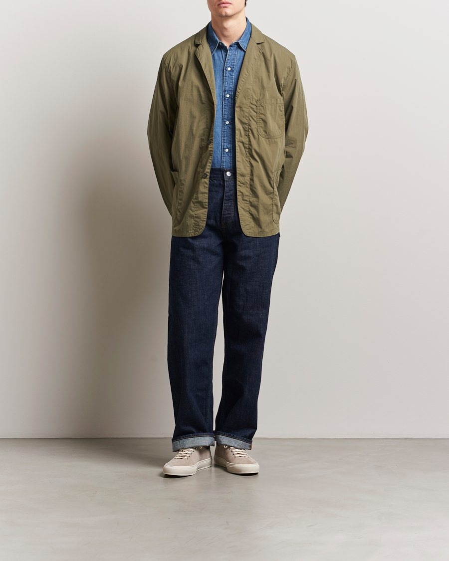 Heren | Blazers | orSlow | Light Cotton Blazer Army Green