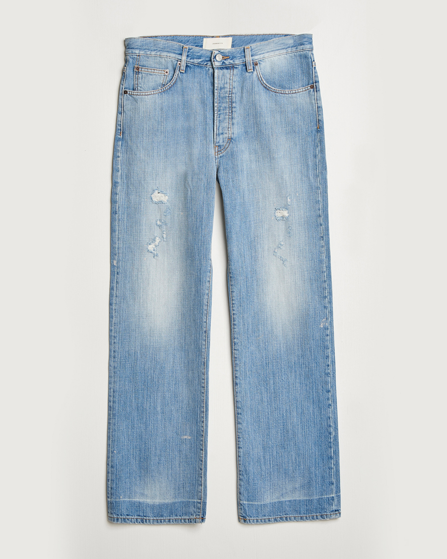 Heren | Jeans | Jeanerica | VM009 Vega Jeans Light Blue Righe