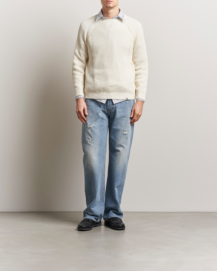 Heren | Jeans | Jeanerica | VM009 Vega Jeans Light Blue Righe