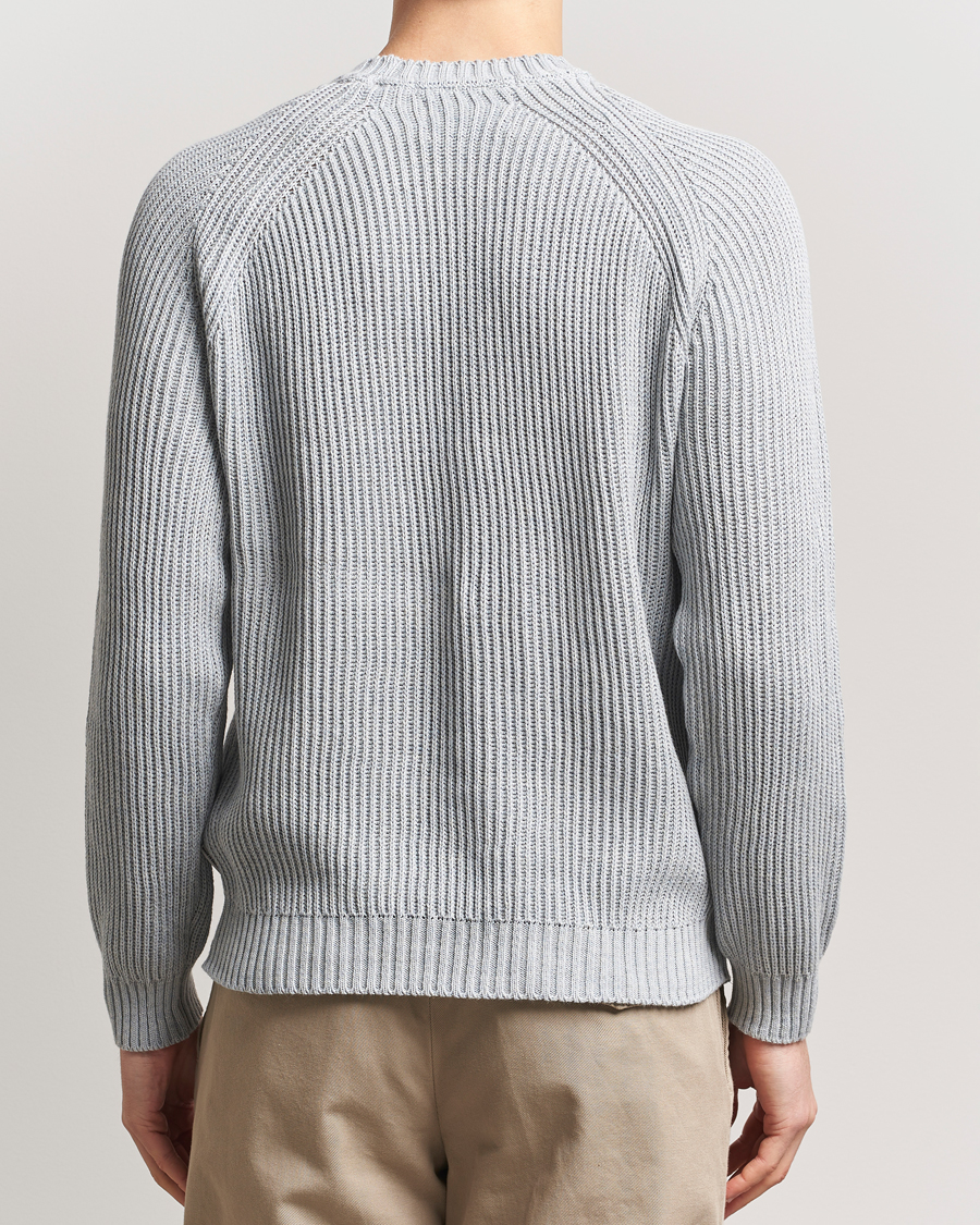 Heren | Truien | Peregrine | Harry Organic Cotton Sweater Washed Denim