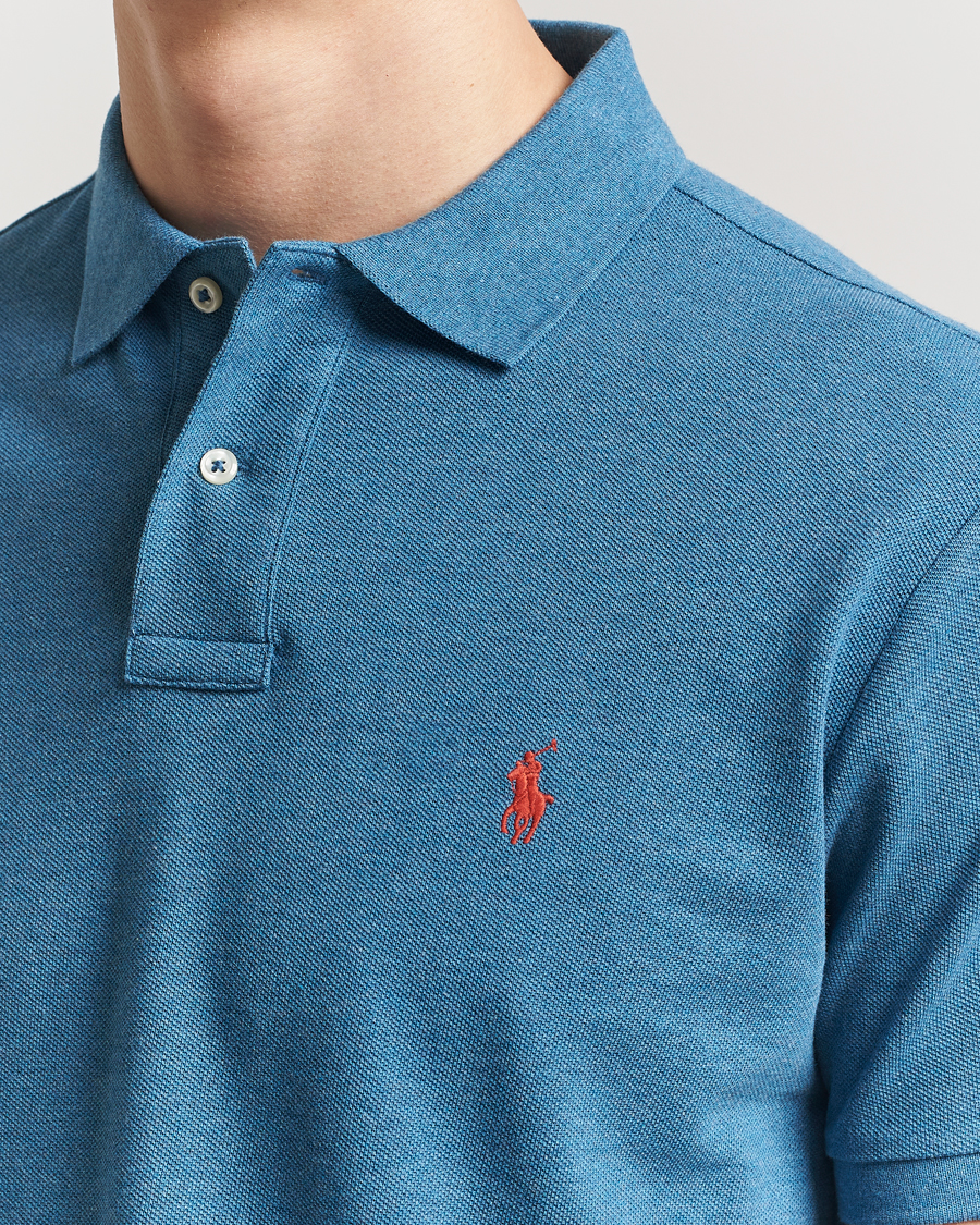 Heren | Polo's | Polo Ralph Lauren | Custom Slim Fit Polo Marine Heather