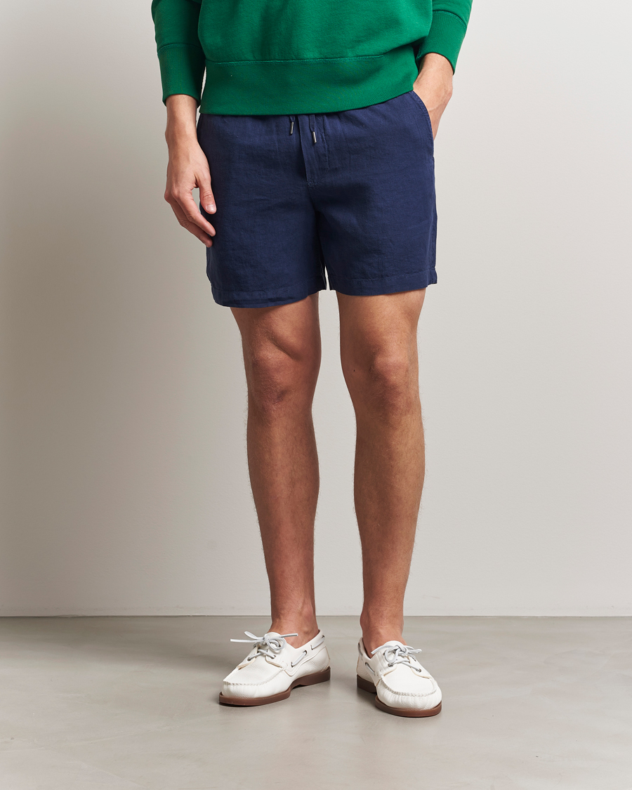 Heren | Korte broek | Polo Ralph Lauren | Prepster Linen Shorts Newport Navy