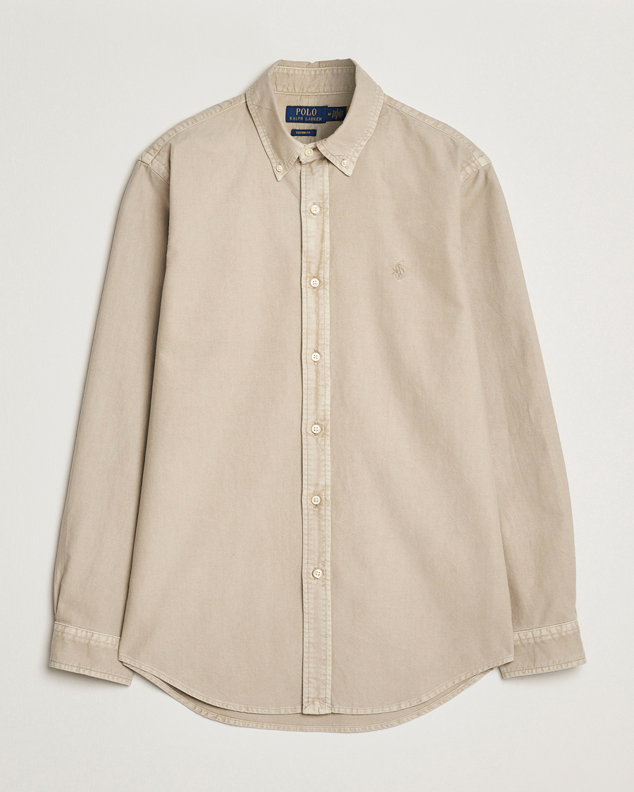 Heren | Overhemden | Polo Ralph Lauren | Custom Fit Dyed Oxford Shirt Olive