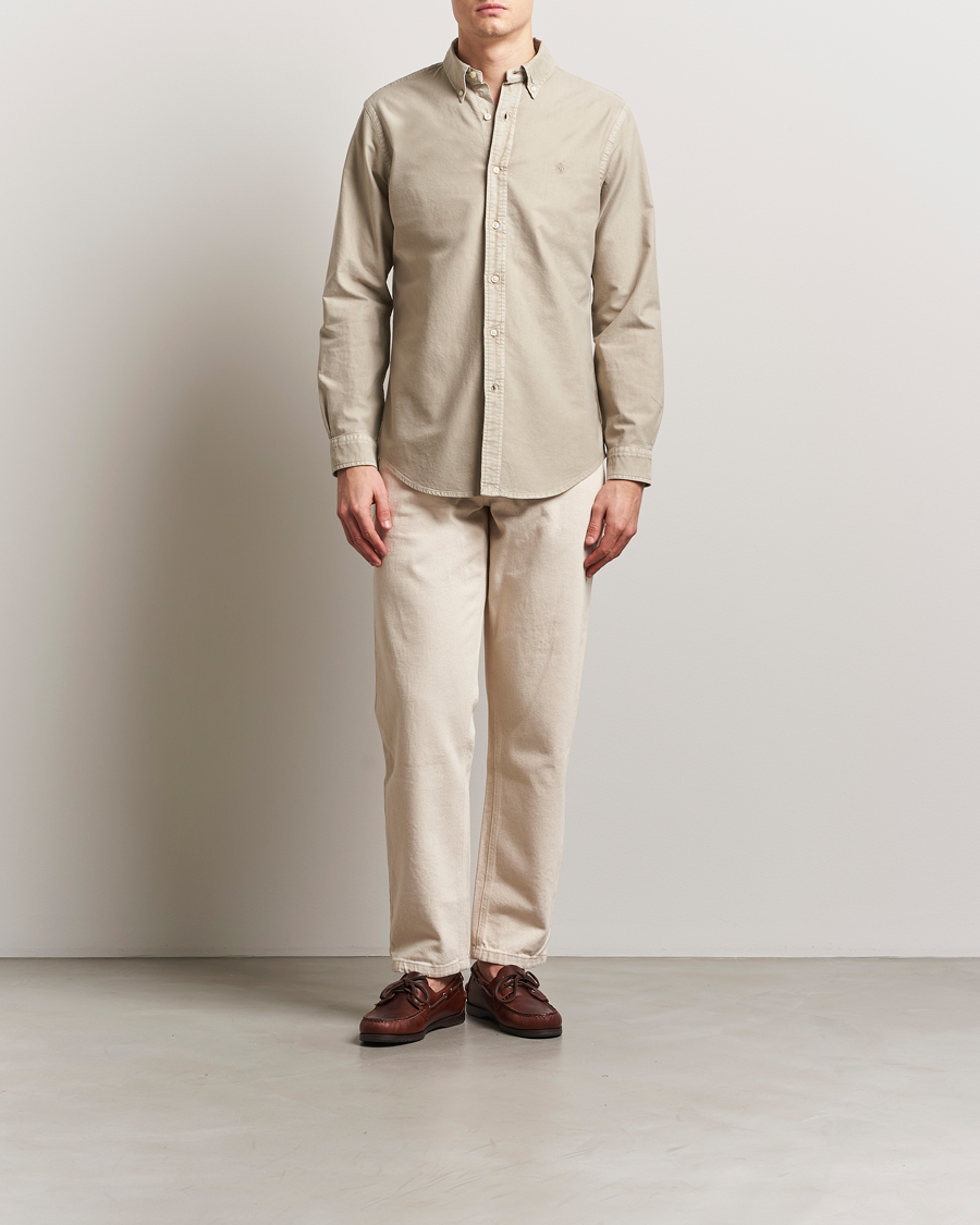 Heren | Overhemden | Polo Ralph Lauren | Custom Fit Dyed Oxford Shirt Olive