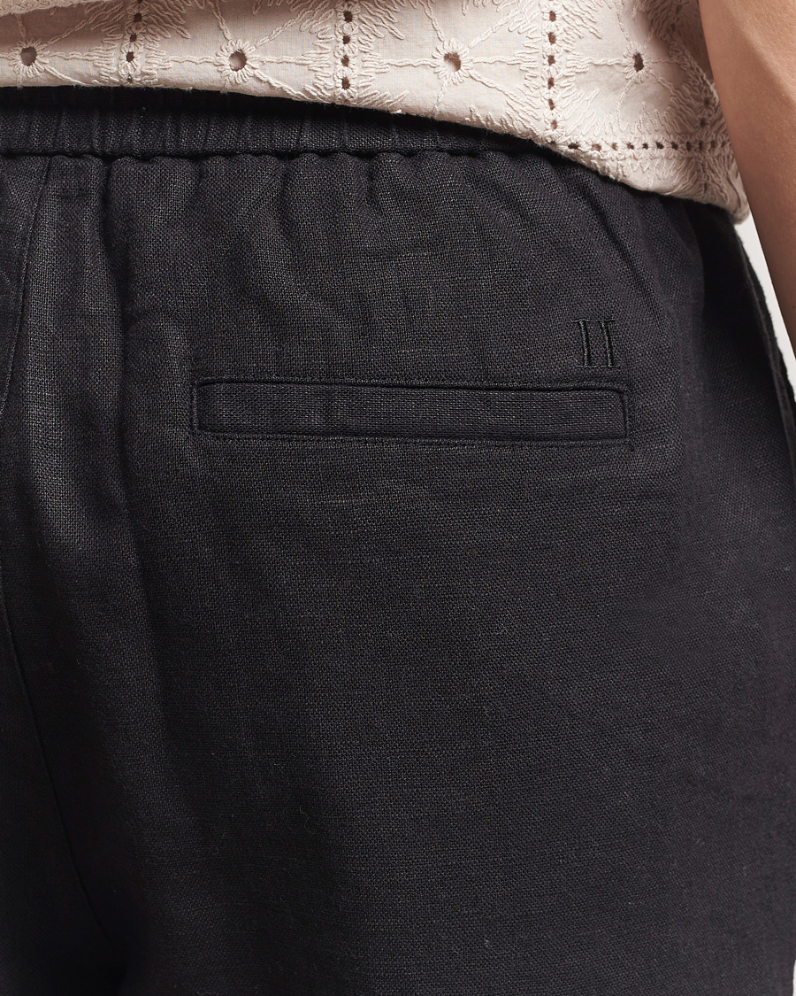 Heren | Korte broek | LES DEUX | Otto Linen Shorts Black