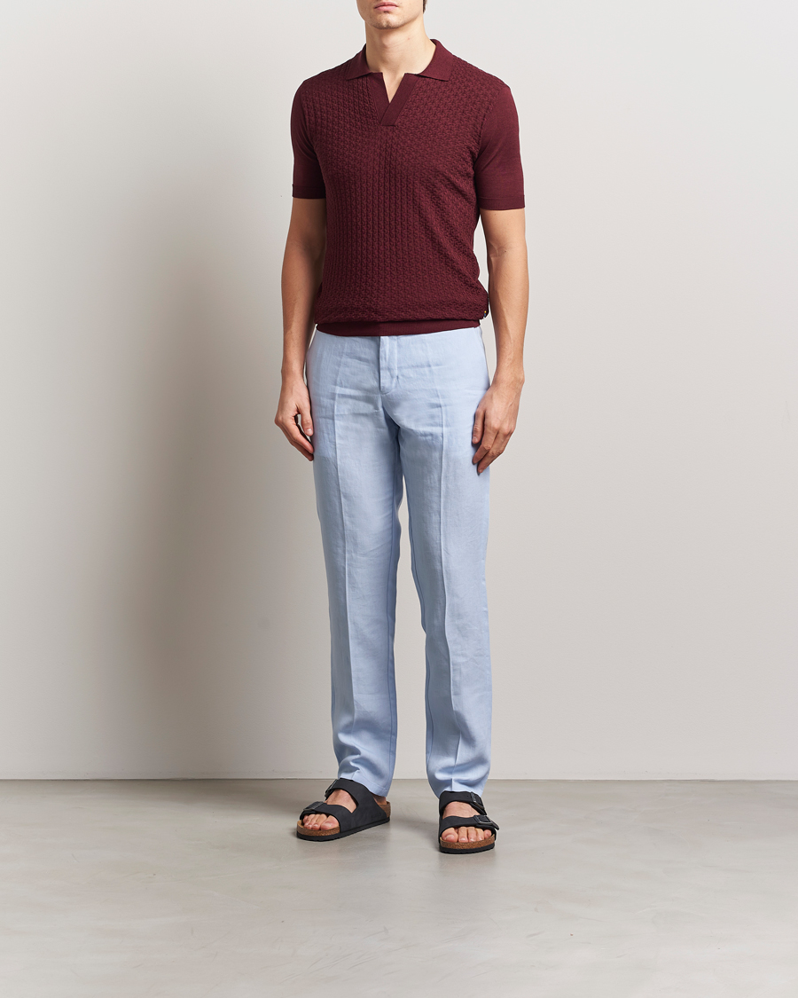 Heren | Polo's | Orlebar Brown | Horton Maybrook Cotton/Silk Polo Damson