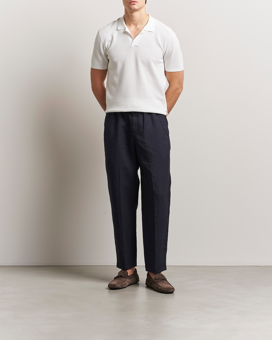 Heren | Polo's | Orlebar Brown | Roddy Mesh Polo White